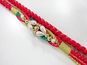 正絹　振袖用　手組帯締め